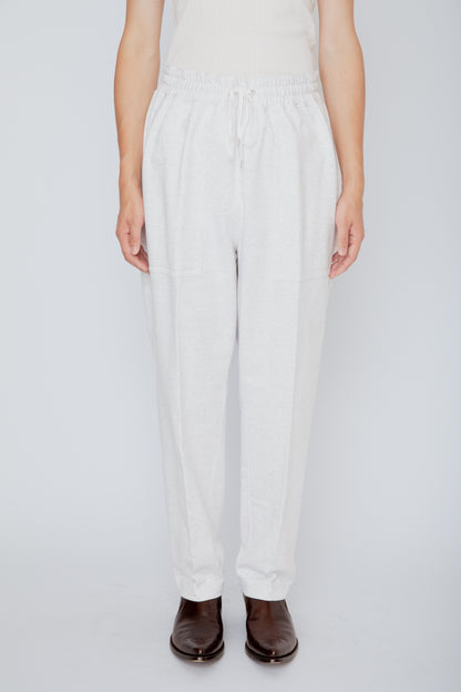 EASY SWEATPANTS / HEATHER WHITE