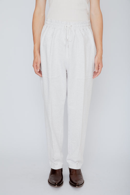 EASY SWEATPANTS / HEATHER WHITE