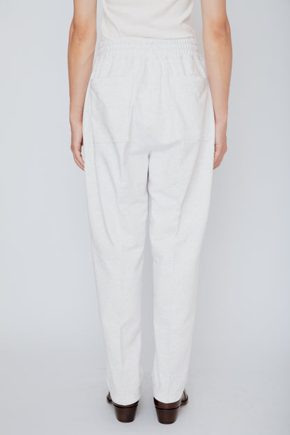 EASY SWEATPANTS / HEATHER WHITE