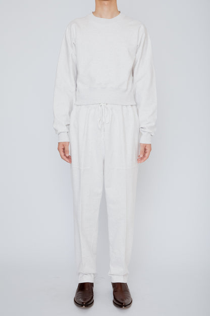 EASY SWEATPANTS / HEATHER WHITE