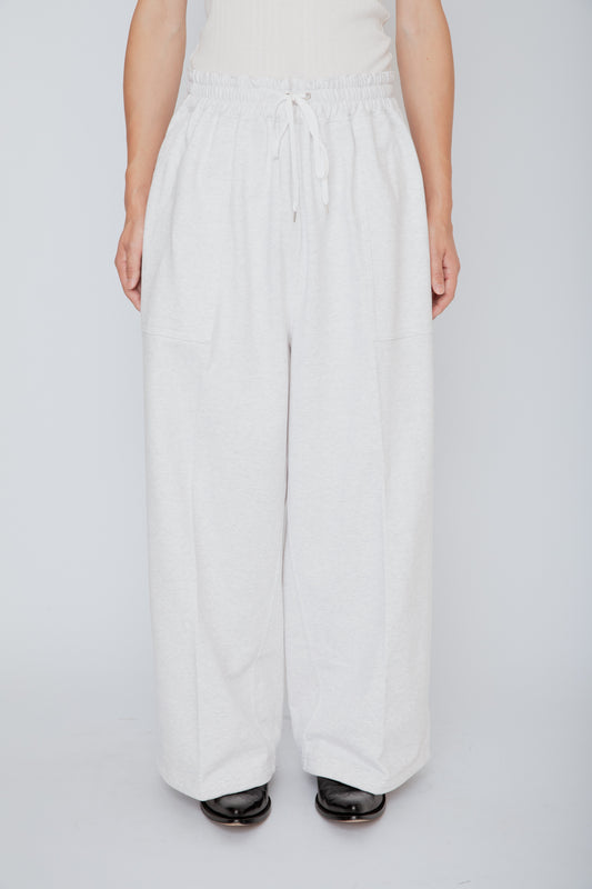 HAKAMA SWEATPANTS / HEATHER WHITE