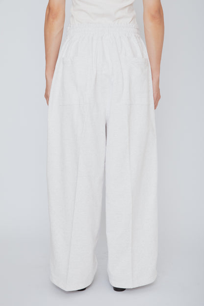 HAKAMA SWEATPANTS / HEATHER WHITE