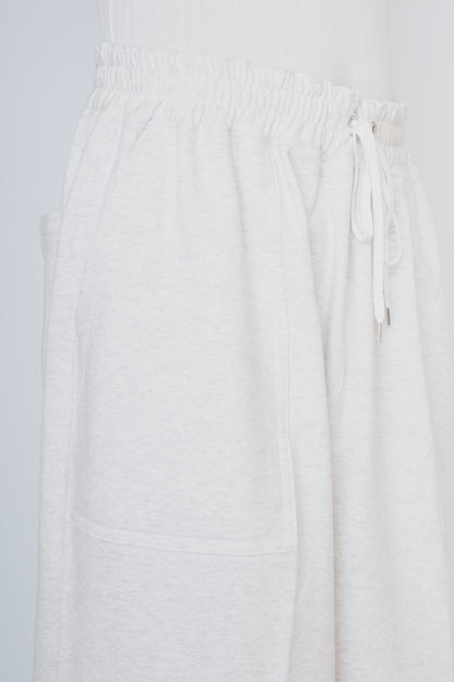 HAKAMA SWEATPANTS / HEATHER WHITE