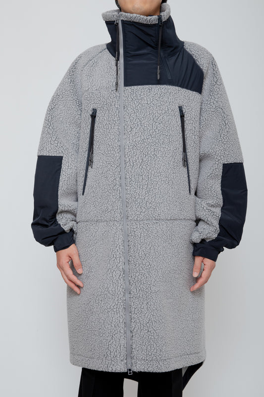 POLARTEC FLEECE MONSTER COAT / GRAY