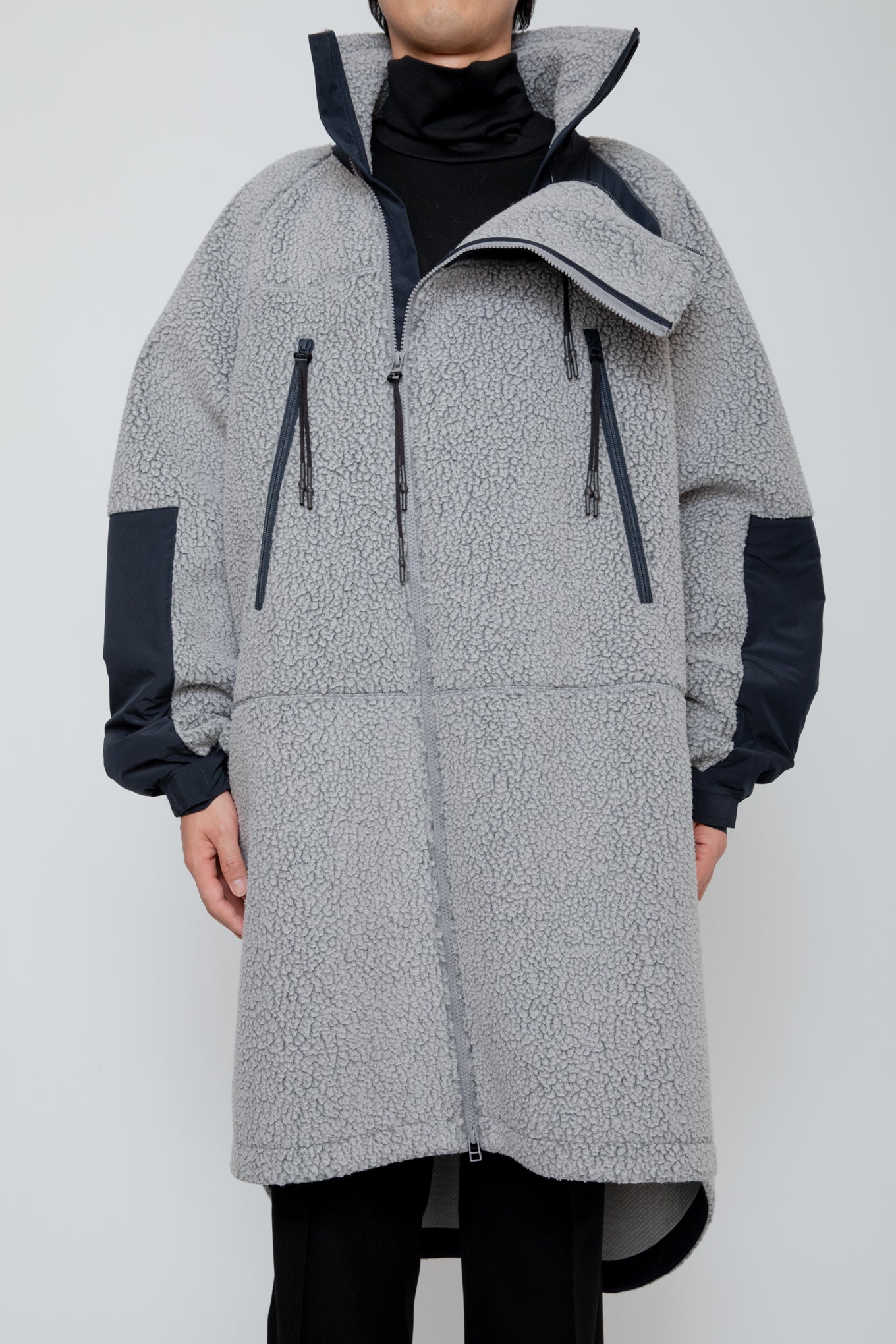 POLARTEC FLEECE MONSTER COAT / GRAY
