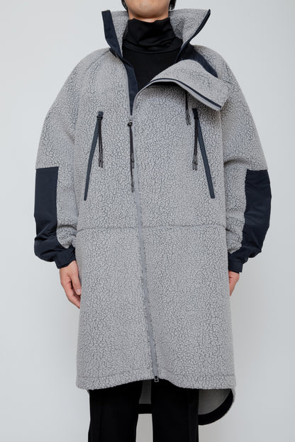 POLARTEC FLEECE MONSTER COAT / GRAY