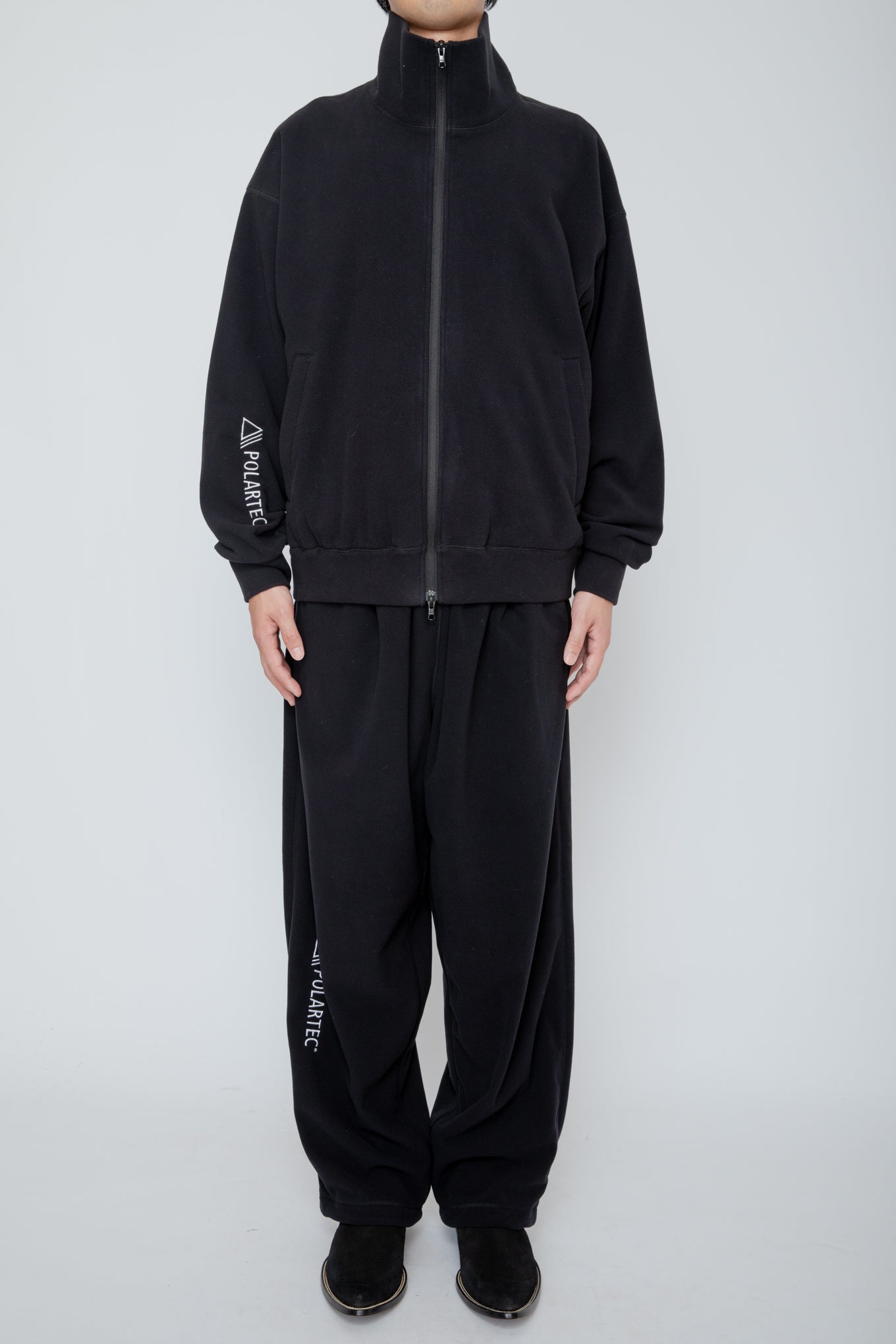 セットアップ　RAINMAKER ポーラテック　トラックジャケット ドウギパンツ POLARTEC DOUGI PANTS / BLACK – RAINMAKER KYOTO