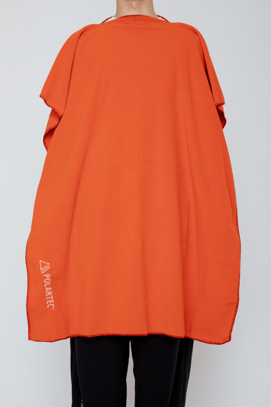 POLARTEC STOLE PONCHO / ORANGE