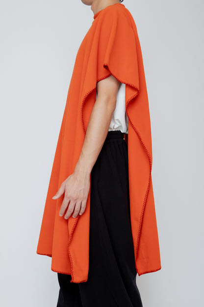 POLARTEC STOLE PONCHO / ORANGE