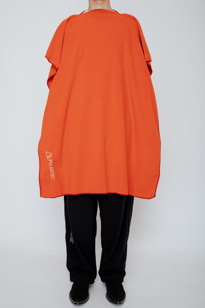 POLARTEC STOLE PONCHO / ORANGE