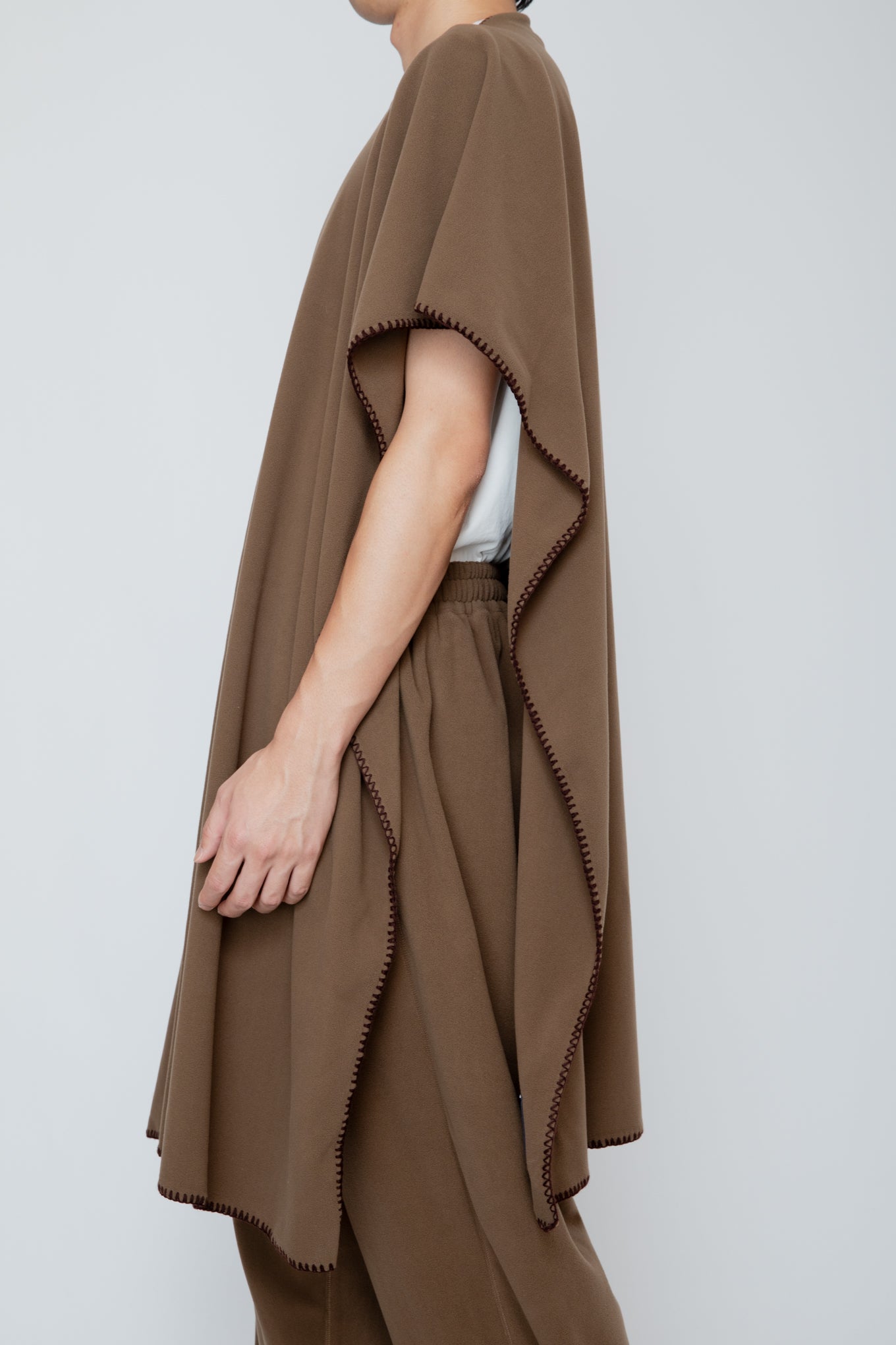 POLARTEC STOLE PONCHO / COYOTE