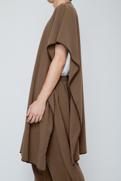POLARTEC STOLE PONCHO / COYOTE