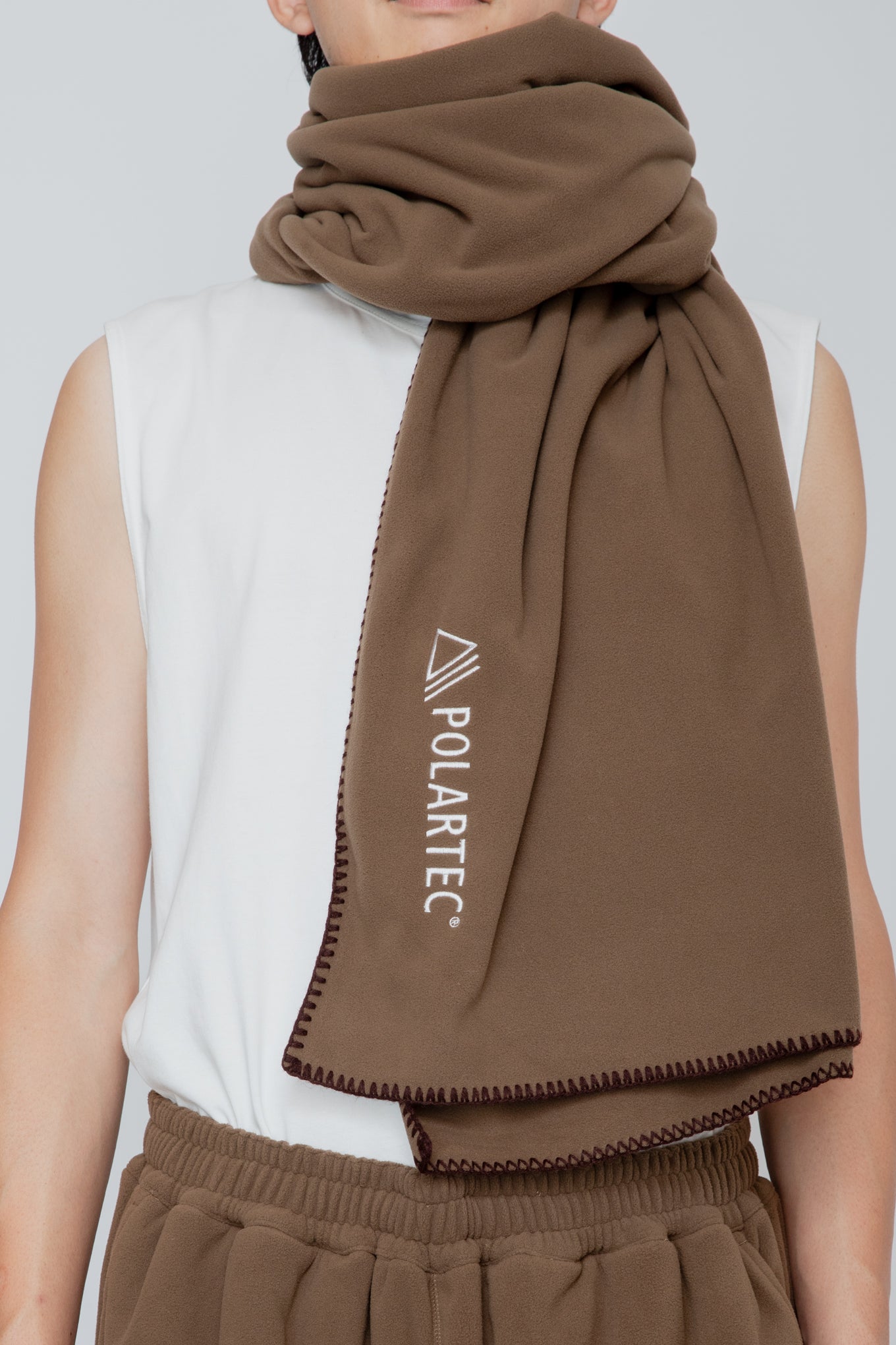 POLARTEC STOLE PONCHO / COYOTE