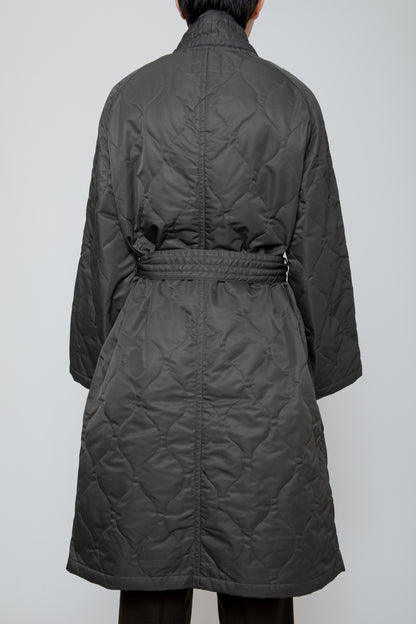ORIENTAL WRAP COAT / CHARCOAL