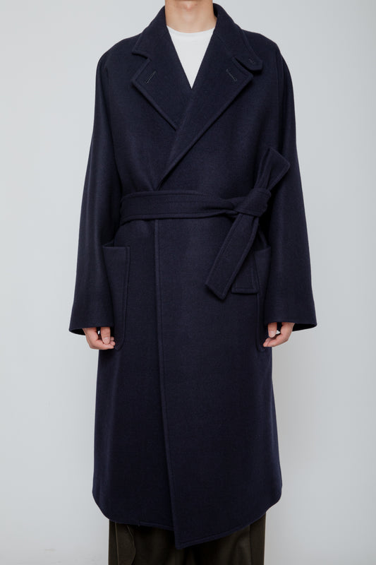 WRAP COAT / NAVY