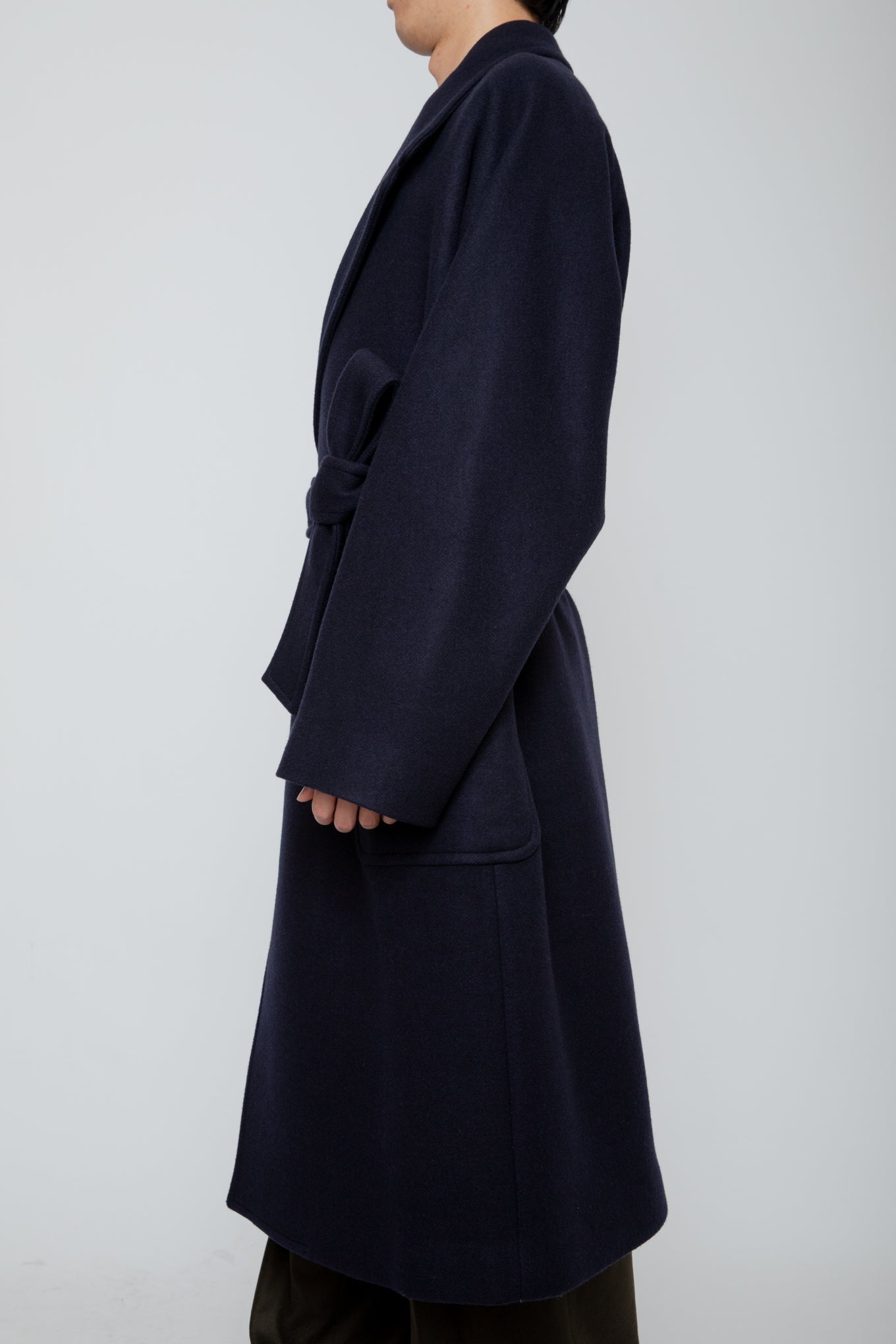 WRAP COAT / NAVY