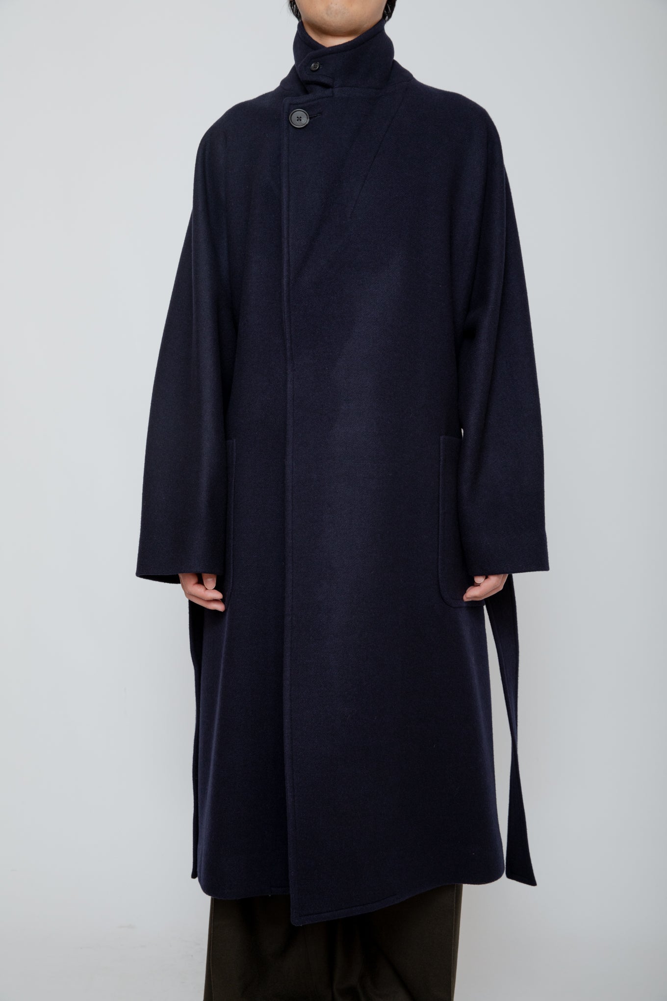 WRAP COAT / NAVY