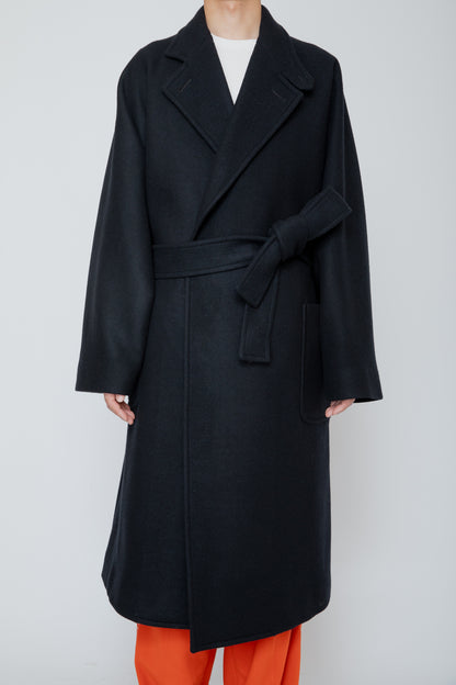 WRAP COAT / BLACK