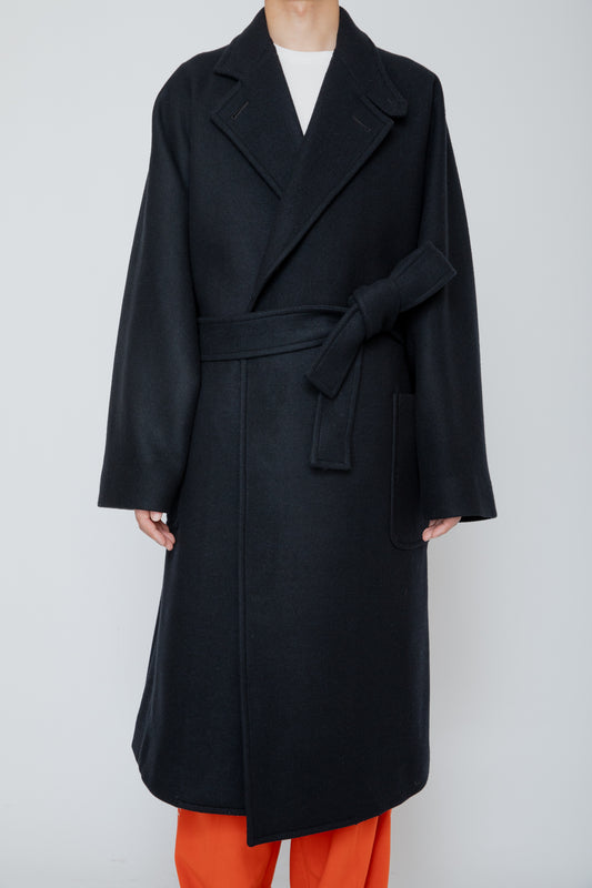 WRAP COAT / BLACK