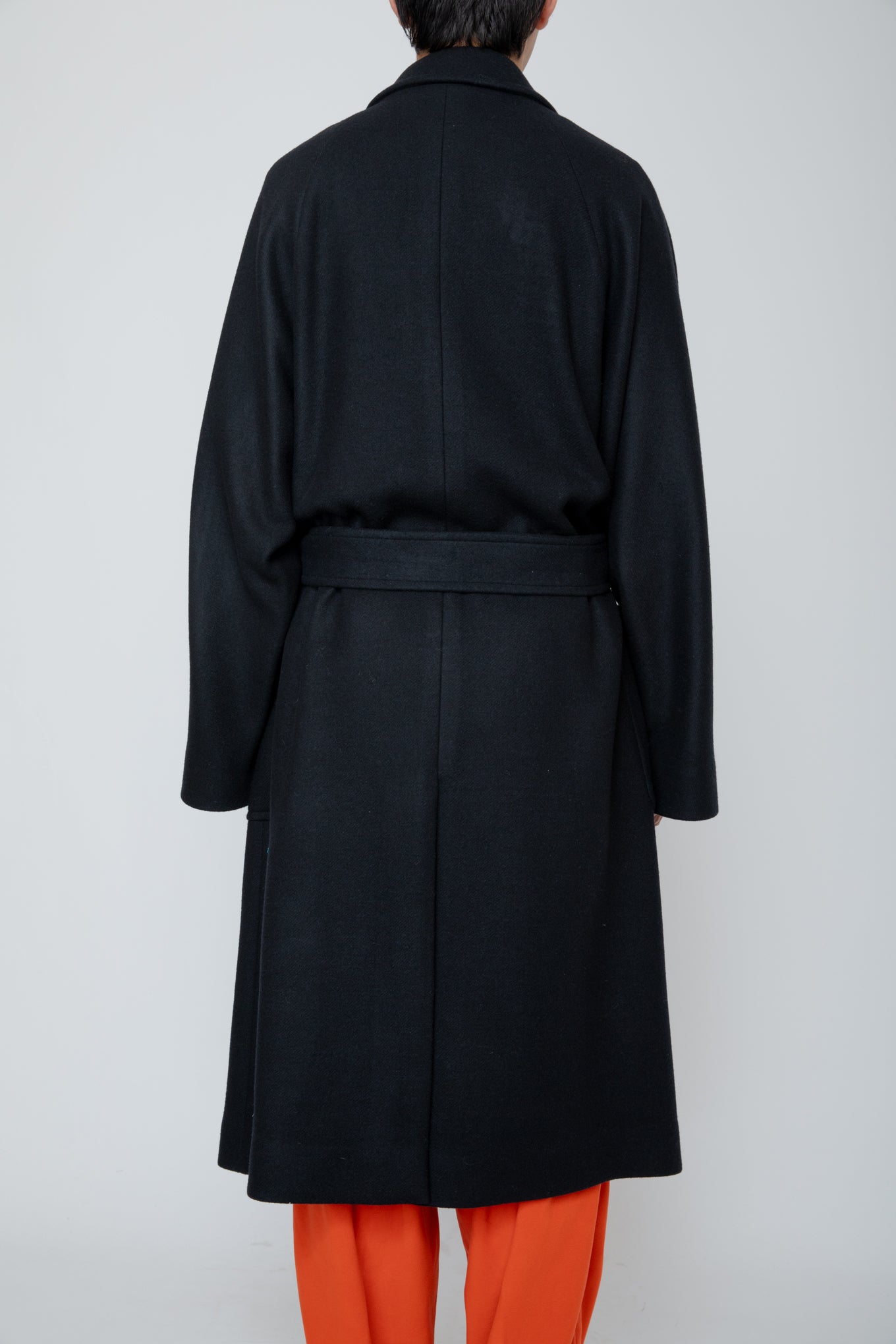 WRAP COAT / BLACK