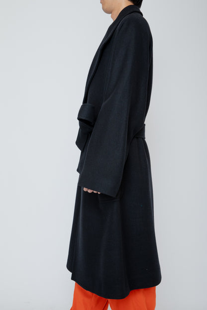 WRAP COAT / BLACK