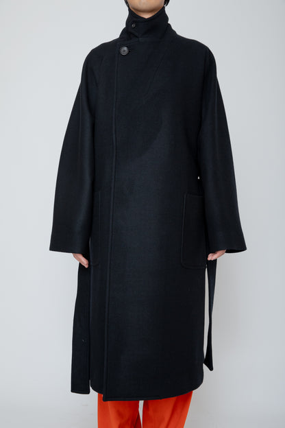 WRAP COAT / BLACK