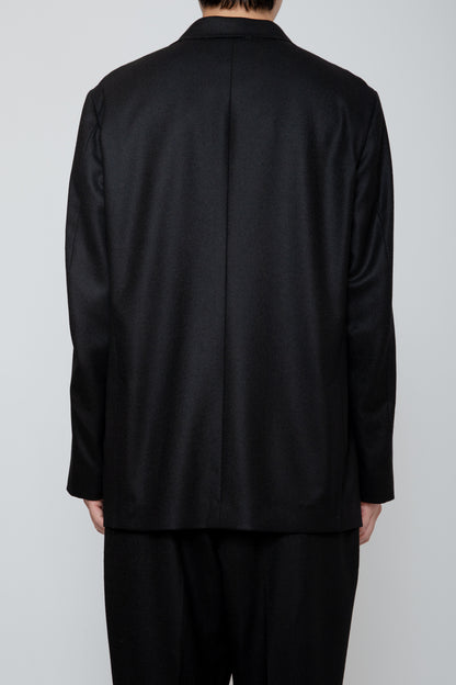 SINGLE BREASTED JACKET / BLACK