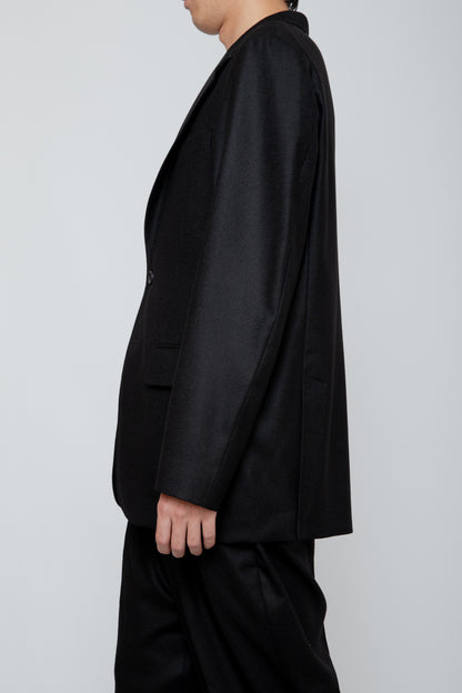 SINGLE BREASTED JACKET / BLACK
