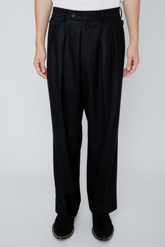 WIDE TROUSERS / BLACK