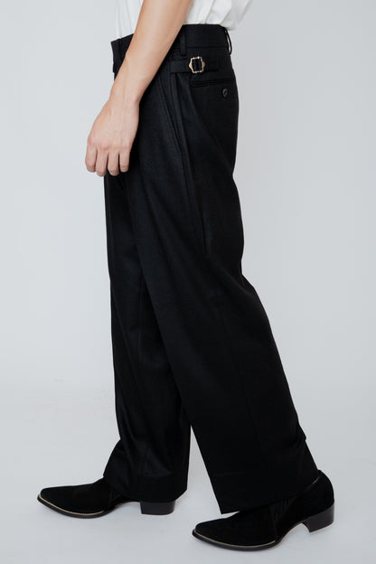 WIDE TROUSERS / BLACK