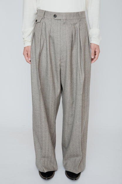 HAKAMA TROUSERS / HERRINGBONE