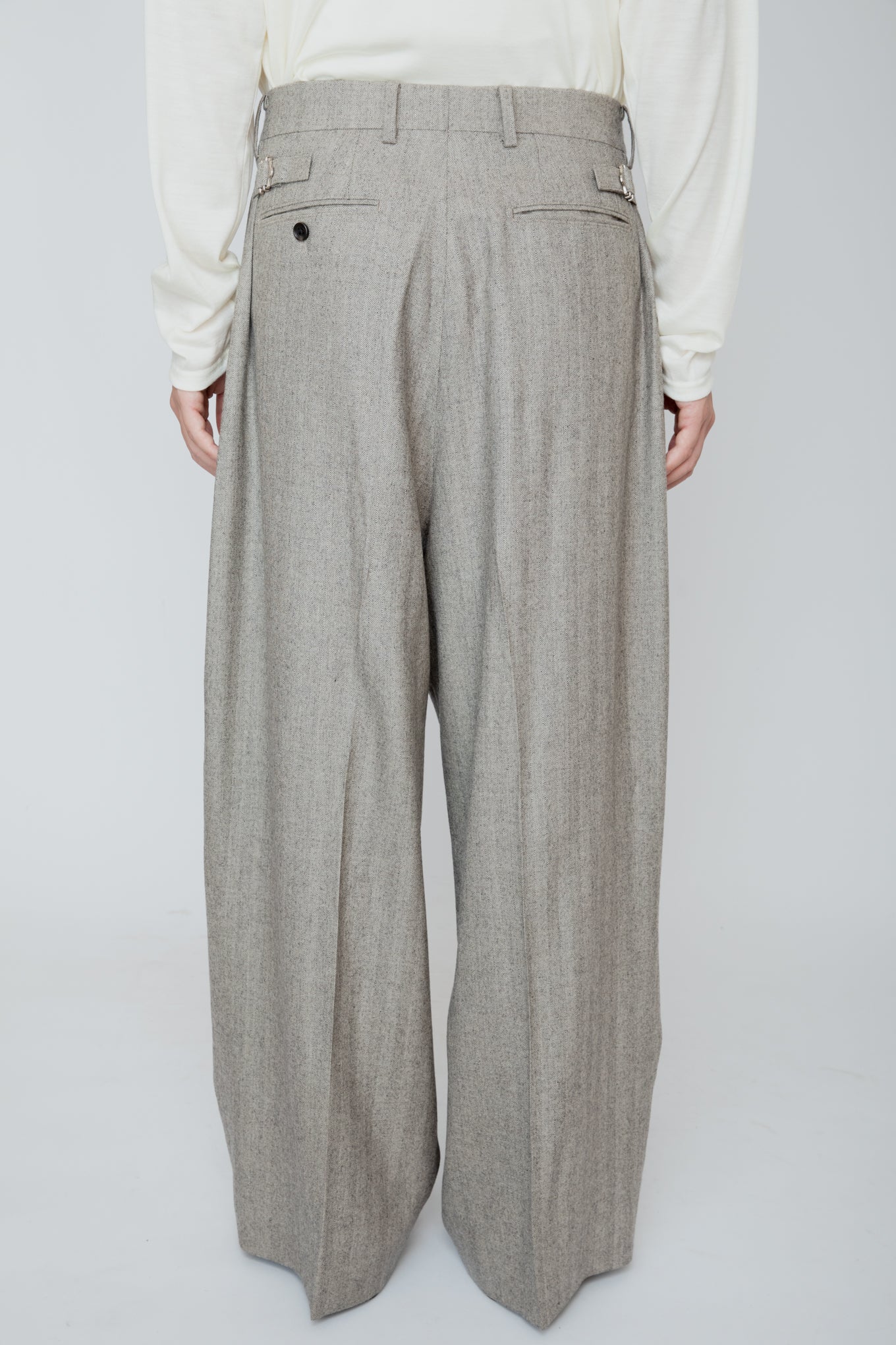 HAKAMA TROUSERS / HERRINGBONE