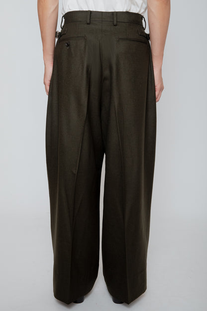 HAKAMA TROUSERS / DARK OLIVE