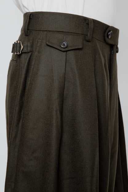 HAKAMA TROUSERS / DARK OLIVE