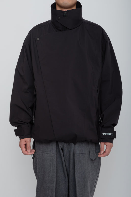 BREATHABLE WATERPROOF OVERJACKET / BLACK