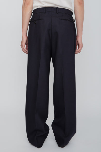 WIDE TROUSERS / NAVY
