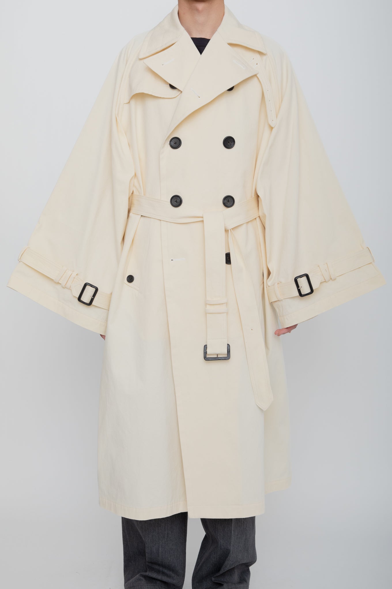 N-SLEEVE TRENCH COAT / IVORY