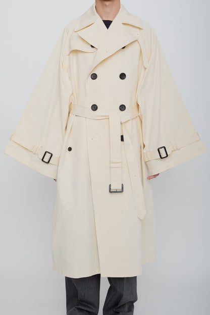 N-SLEEVE TRENCH COAT / IVORY