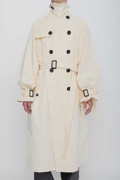 N-SLEEVE TRENCH COAT / IVORY