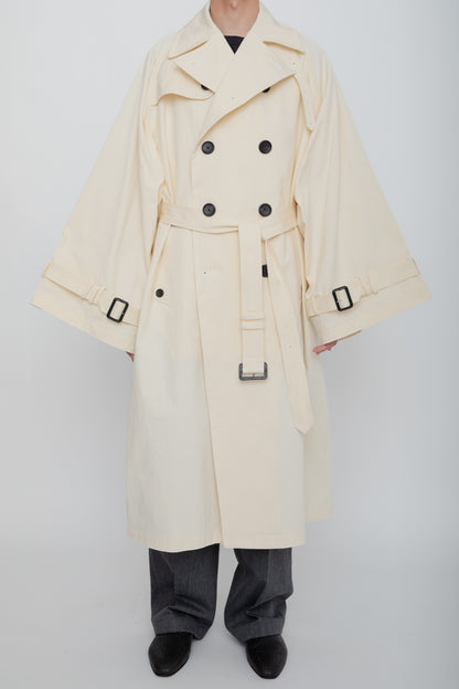 N-SLEEVE TRENCH COAT / IVORY