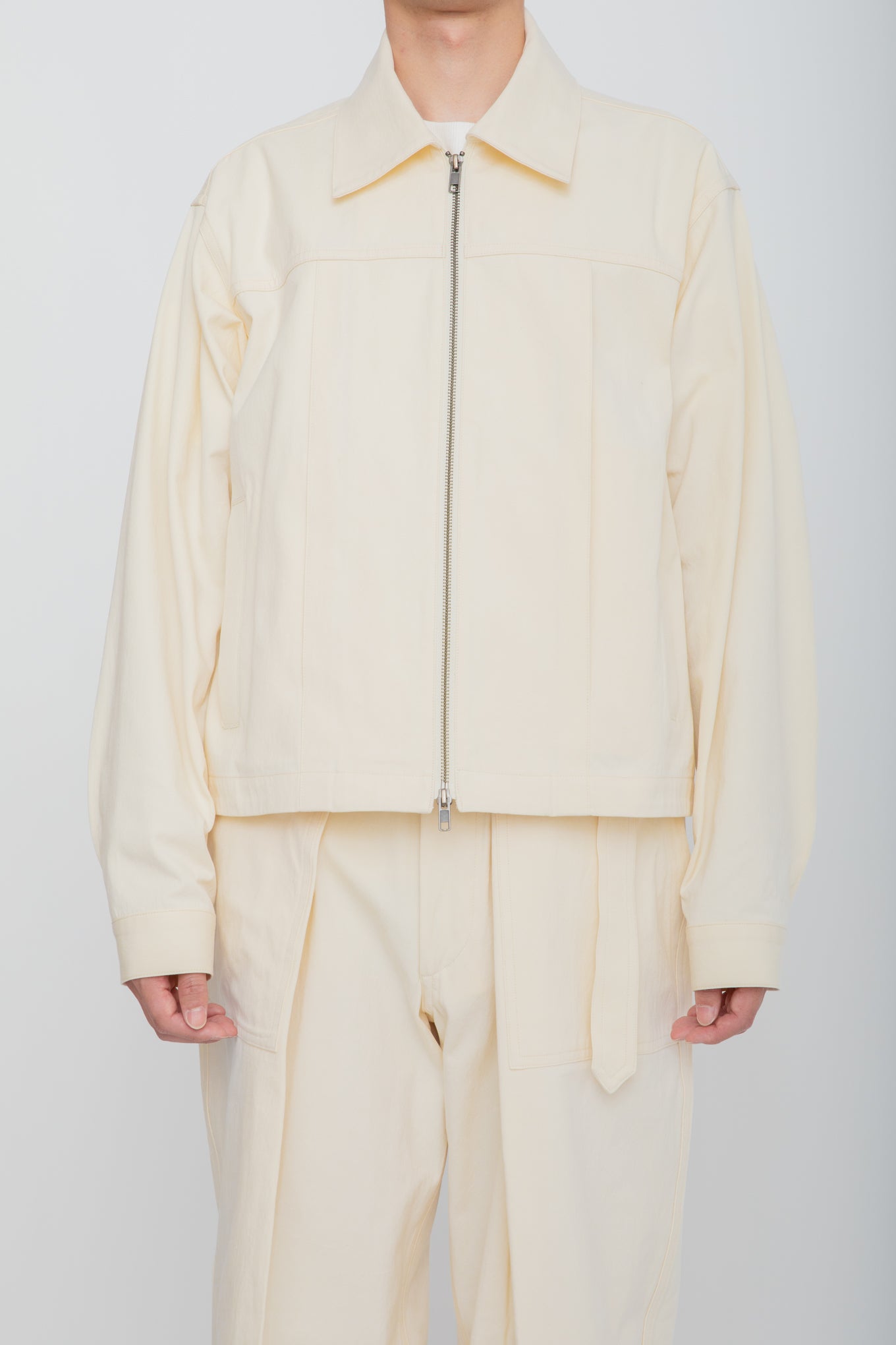 UTILITY TRUCKER JACKET / IVORY