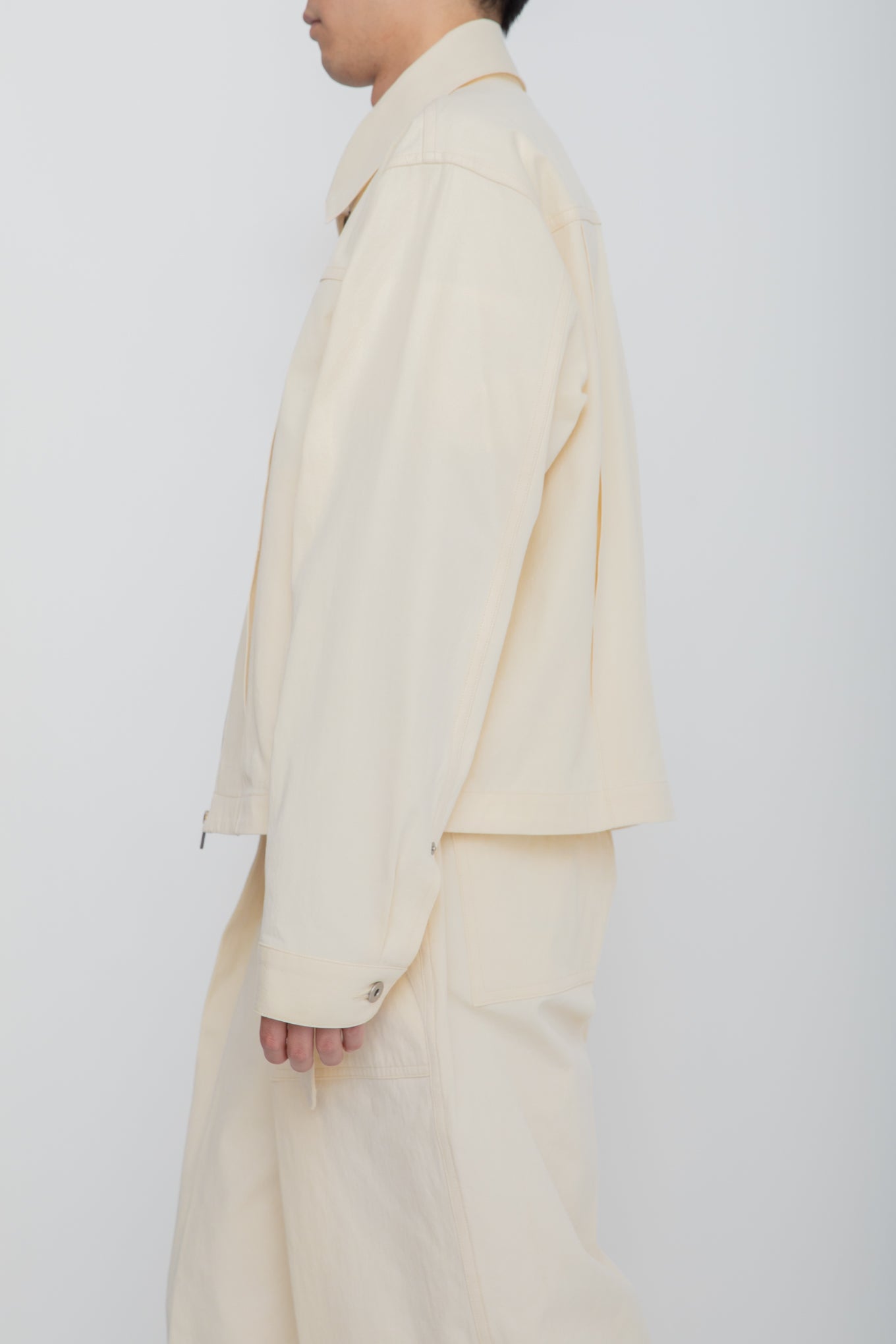 UTILITY TRUCKER JACKET / IVORY