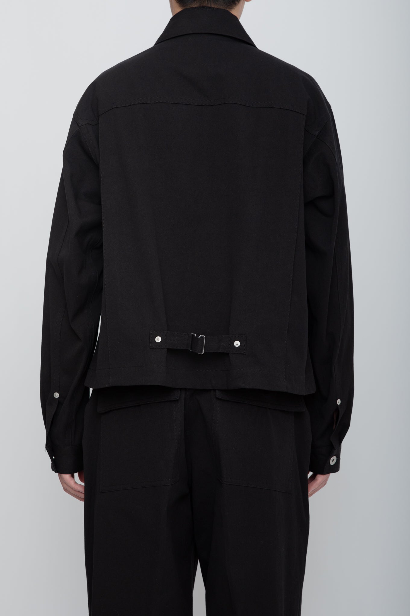 UTILITY TRUCKER JACKET / BLACK – RAINMAKER KYOTO