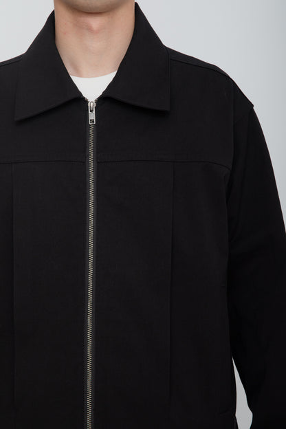 UTILITY TRUCKER JACKET / BLACK