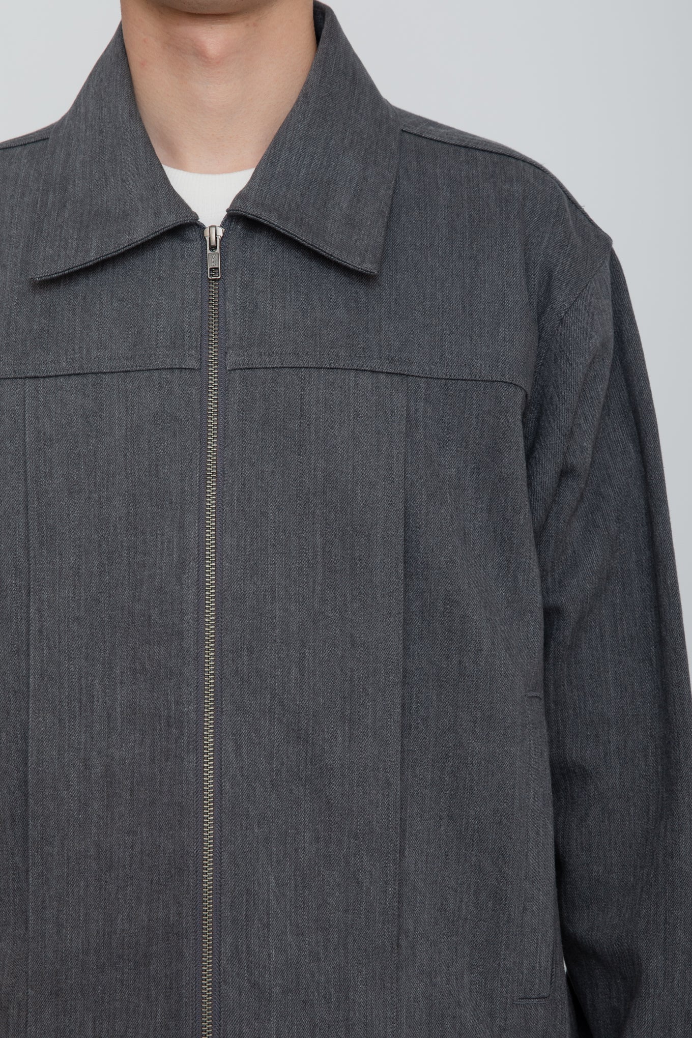 UTILITY TRUCKER JACKET / GRAY