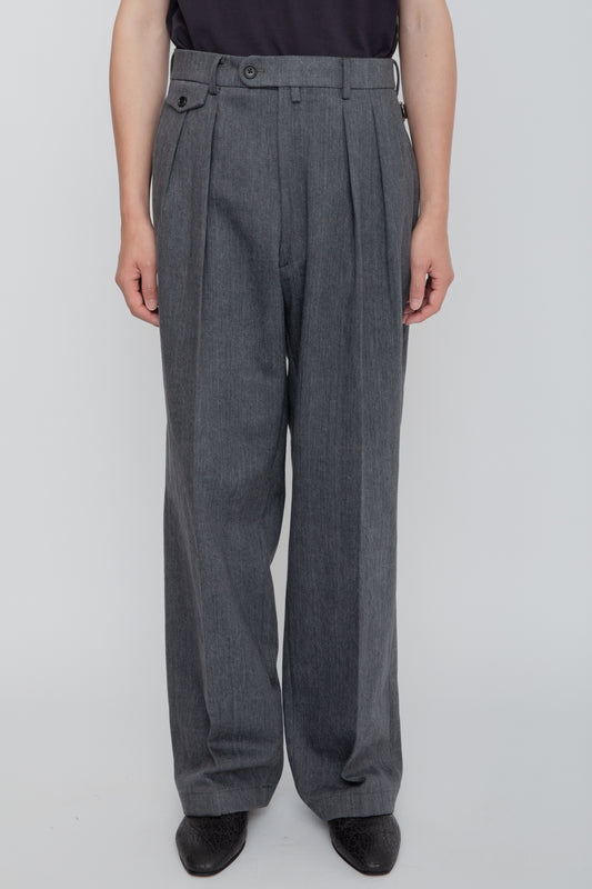 WIDE TROUSERS / GRAY