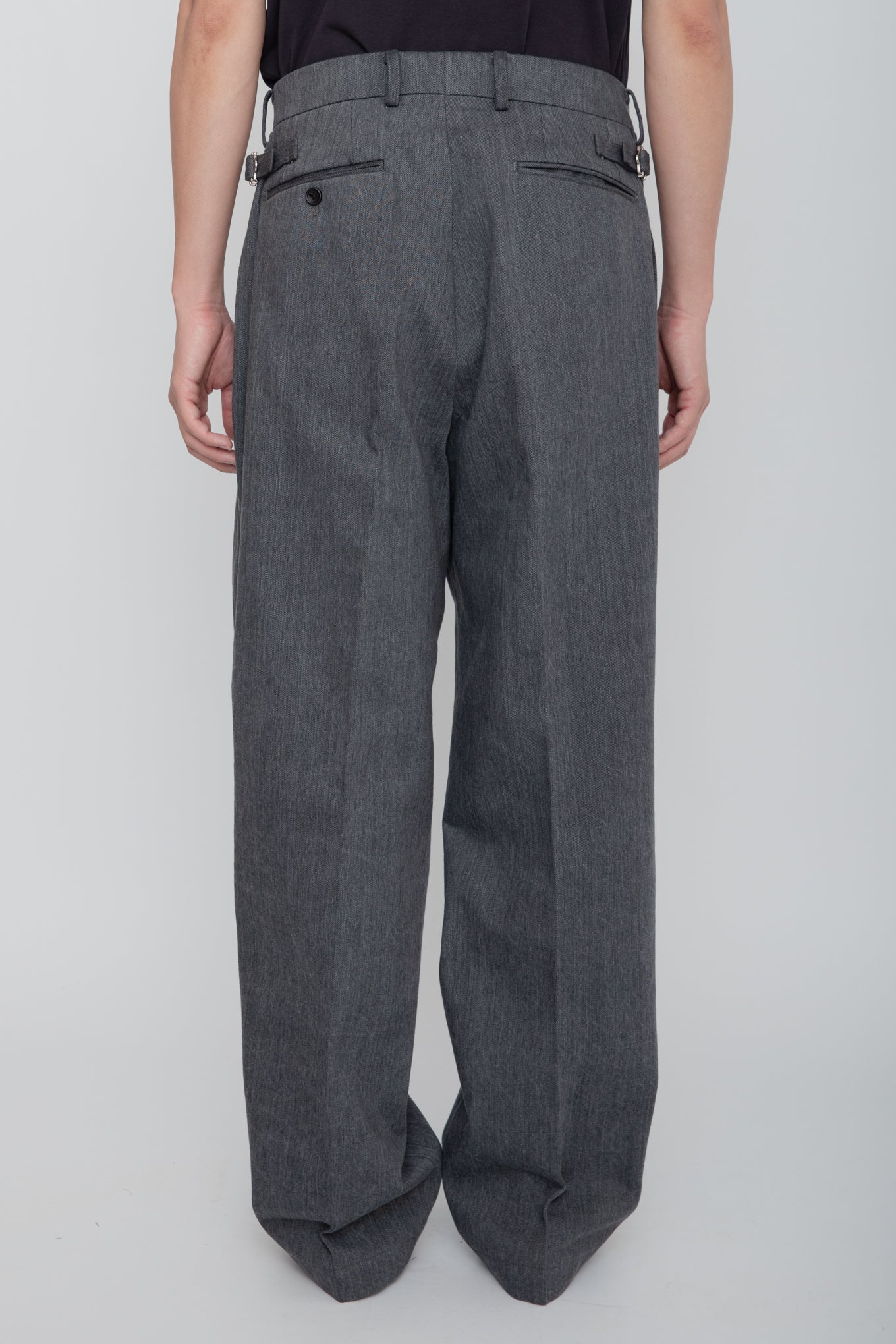 WIDE TROUSERS / GRAY