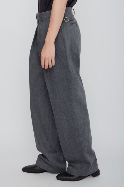 WIDE TROUSERS / GRAY