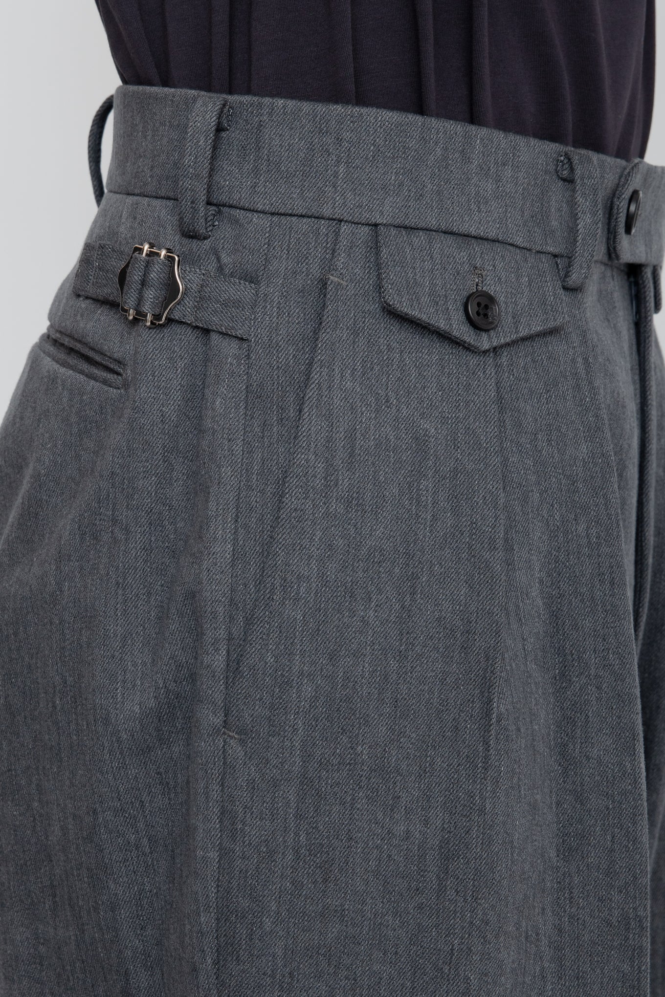 WIDE TROUSERS / GRAY