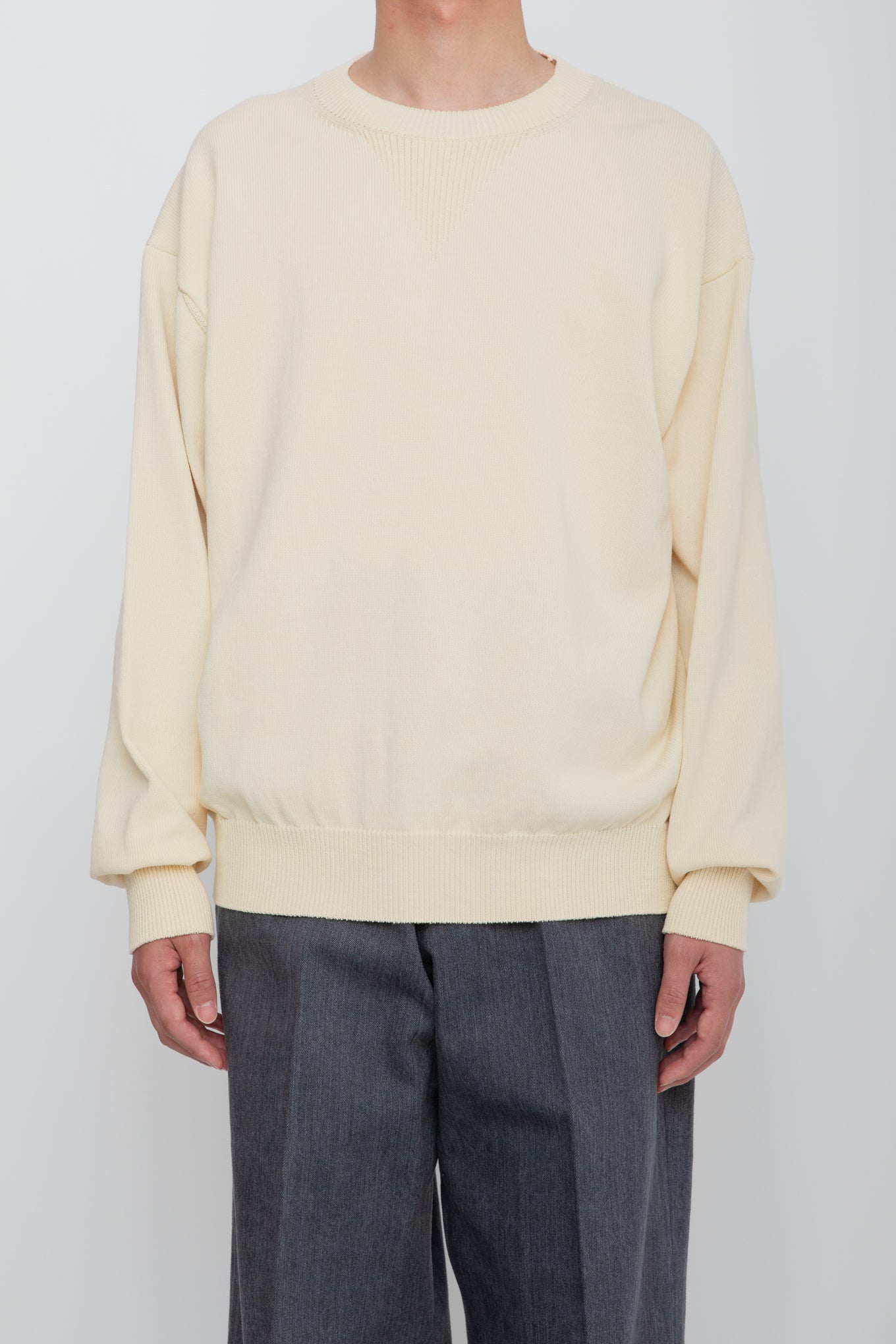 HEAVY LOUNGE SWEATER / IVORY